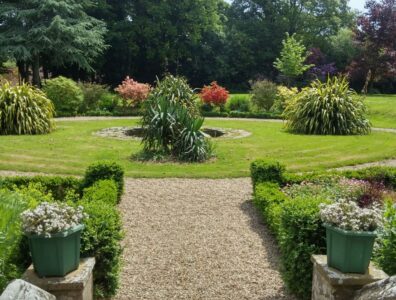 Manor Sunken Garden in Summer